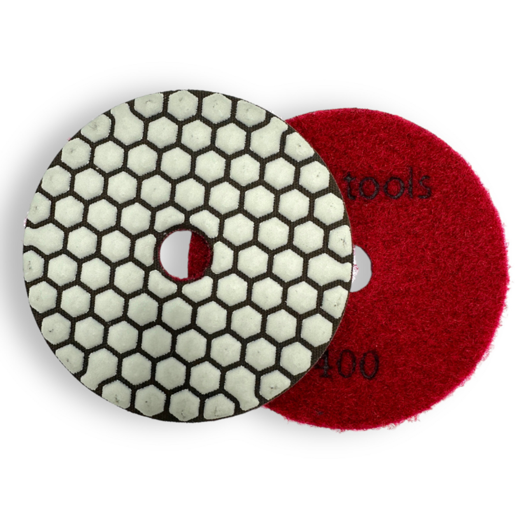 Straxxo diamant Polijst en schuurpad Korrel 400 / diameter 100 mm.