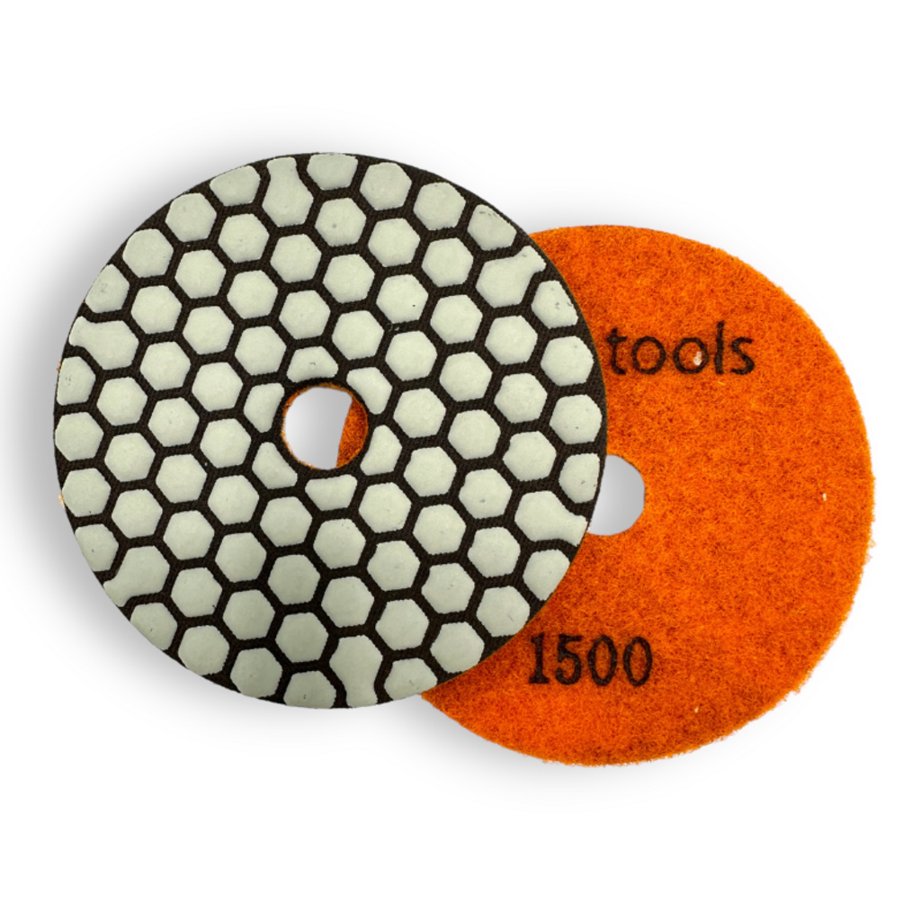 Straxxo diamant Polijst en schuurpad Korrel 1500 / diameter 100 mm.
